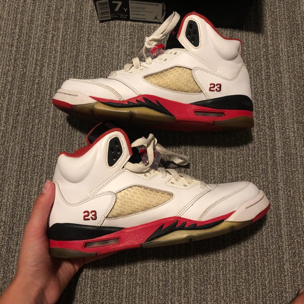 Jordan 5 Retro ‘Fire Red’🔥❤️
